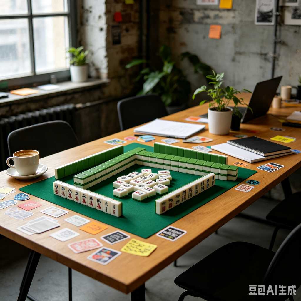 space saving mahjong game set
